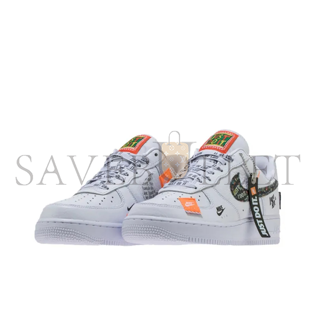 NIKE AIR FORCE 1 LOW JUST DO LT PACK WHITE BLACK AR7719-100